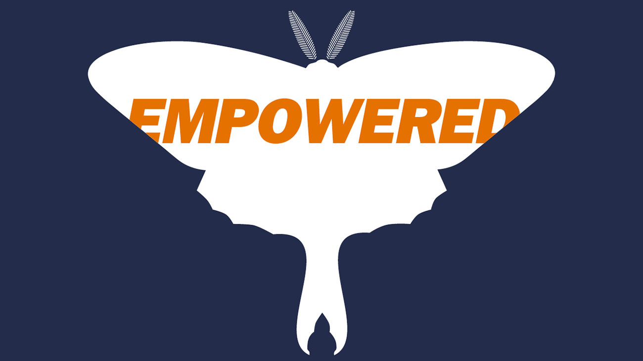 EMPOWERED - cover moth image