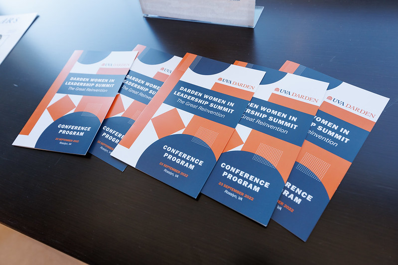 Darden Women in Leadership Summit Brochures