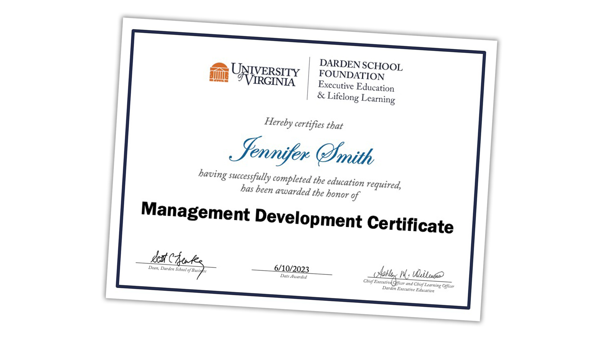 Management Development Certificate