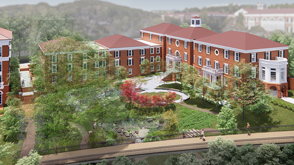 Darden C. Ray Smith Alumni Hall rendering