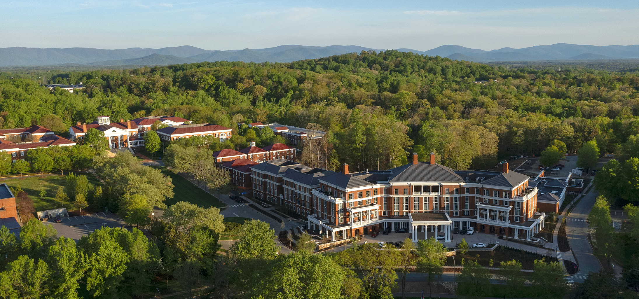 UVA Darden Grounds with The Forum Hotel