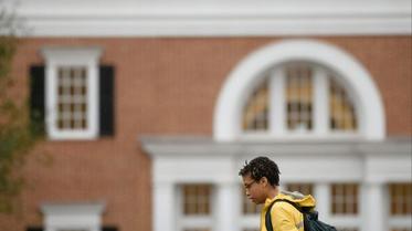 Why Darden student walking
