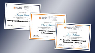 Darden noncredit certificates