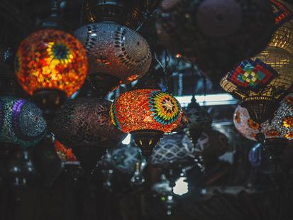 lanterns hanging 