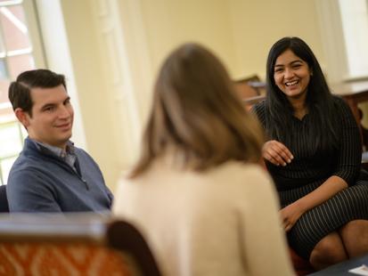 students in south lounge