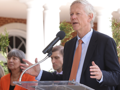 Scott Beardsley Speaking at Lectern