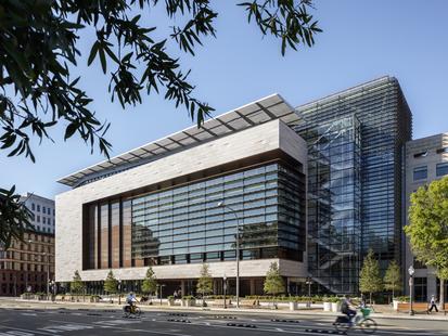 John Hopkins University Bloomberg Center Exterior