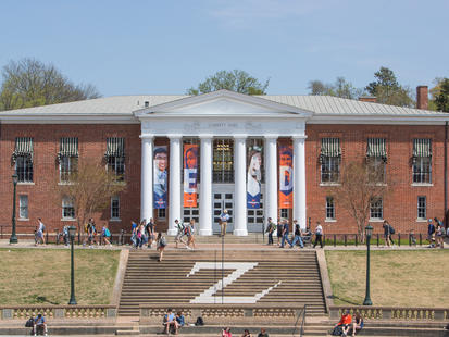 UVA Garrett Hall Facade