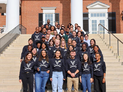 Group of UVA Darden students