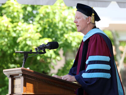 Dean Beardsley Giving 2025 Graduation Remarks