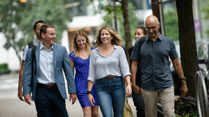 DC students walking