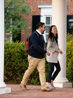 Darden Students Walking to Class