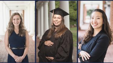 Sarah Costa (MBA '21), Kat Jorgensen (MBA '21) and Jungae "Jess" Kim-Schmid (Class of 2022)