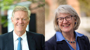 Scott Beardsley and Jeanne Liedka side by side