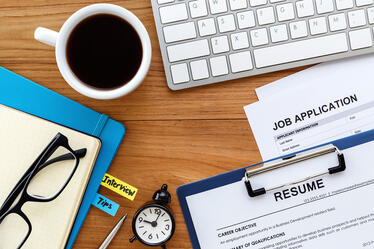 Resume and job application setup for professionals transitioning from federal government to private sector roles, with interview tips and career planning tools