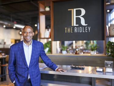 Warren Thompson recently visited The Ridley, one of two Charlottesville restaurants owned by his company
